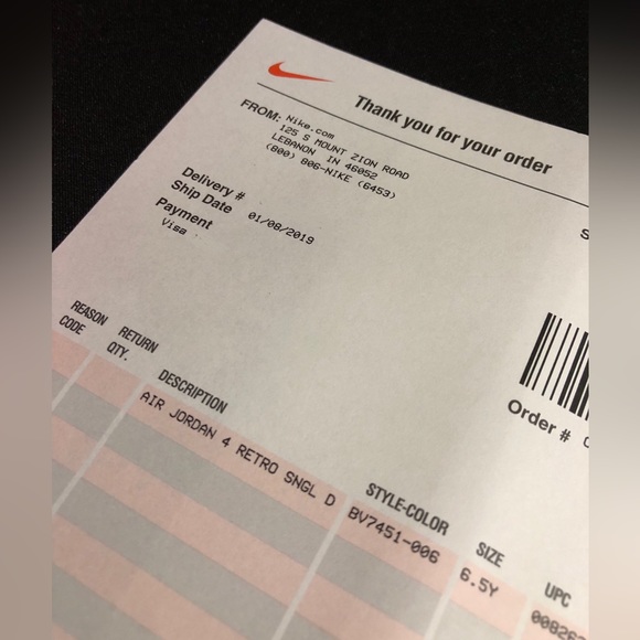 Air Jordan 4 Retro Singles Day / Tattoo GS Size 6.5 Y / Women’s 8 - Picture 10 of 15